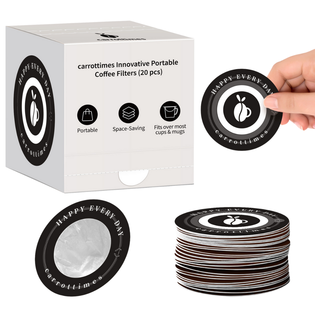 Eco-friendly Disposable Espresso Coffee Filters 20pcs (Black)