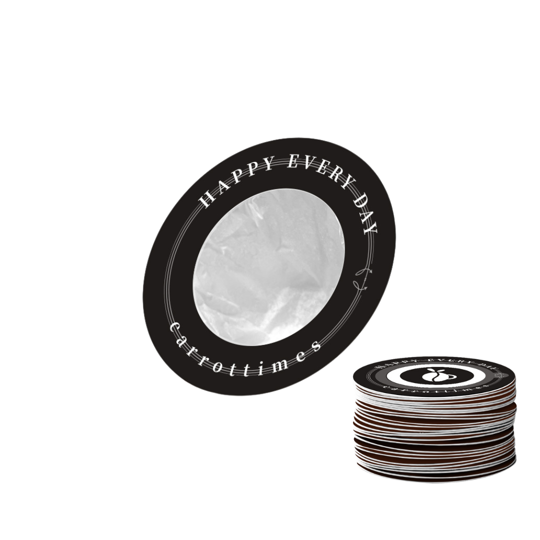 Eco-friendly Disposable Espresso Coffee Filters 20pcs (Black)