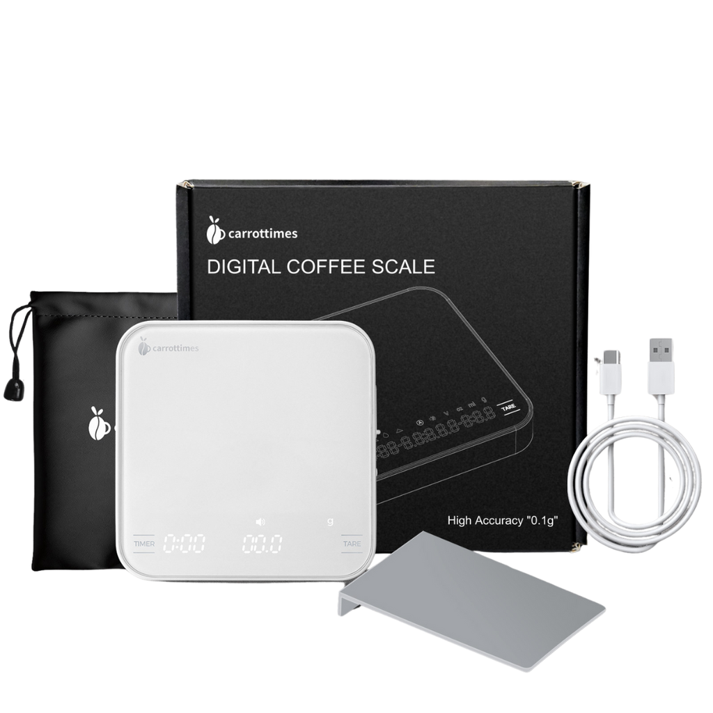 Electronic Coffee Scale + Espresso Measuring Cup Bundle