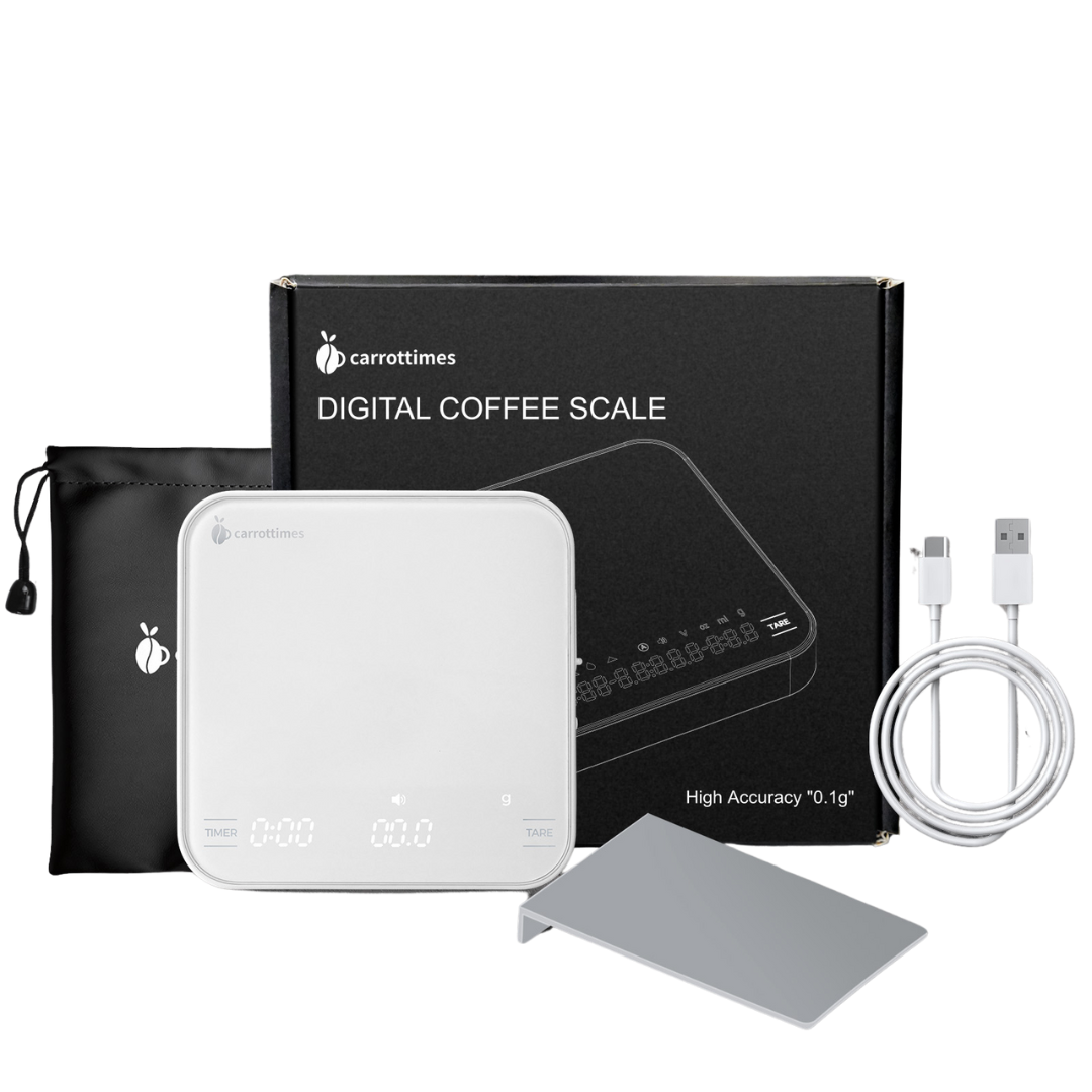 Electronic Coffee Scale + Espresso Measuring Cup Bundle