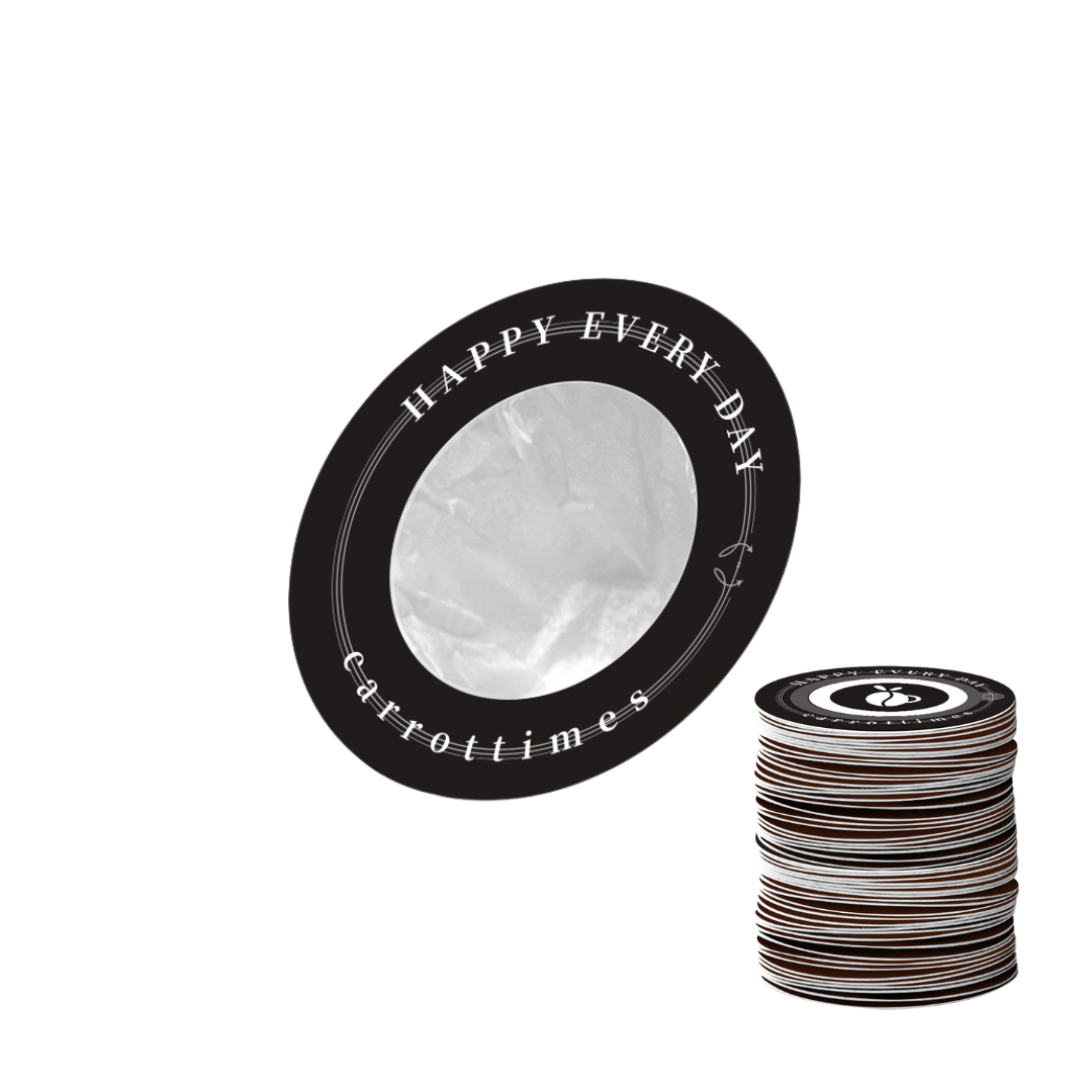 Eco-friendly Disposable Espresso Coffee Filters 50pcs (Black)