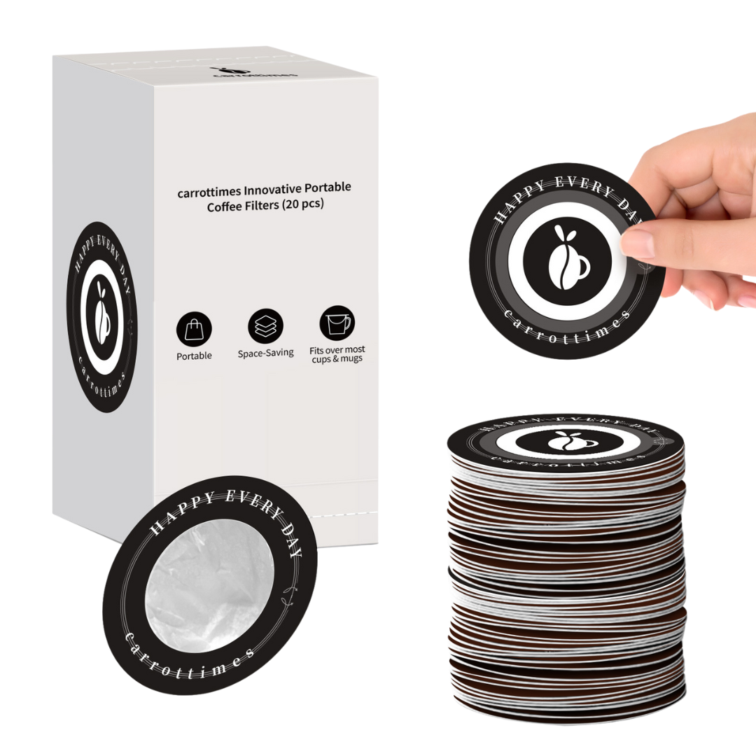 Eco-friendly Disposable Espresso Coffee Filters 50pcs (Black)