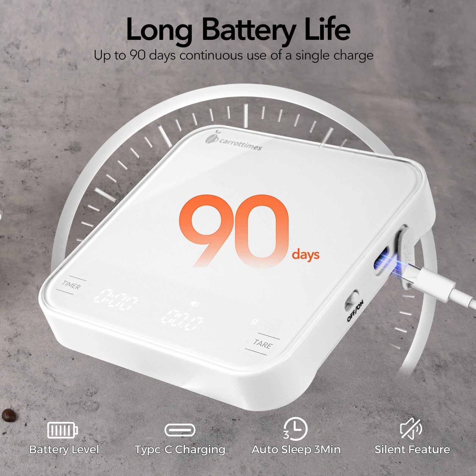 Electronic Coffee Scale + Espresso Measuring Cup Bundle