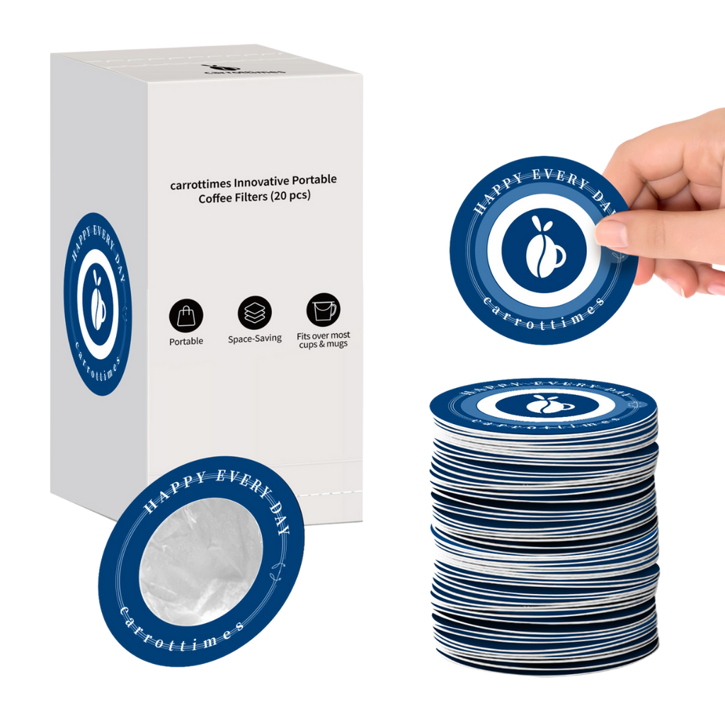 Eco-friendly Disposable Espresso Coffee Filters 50pcs (Blue)