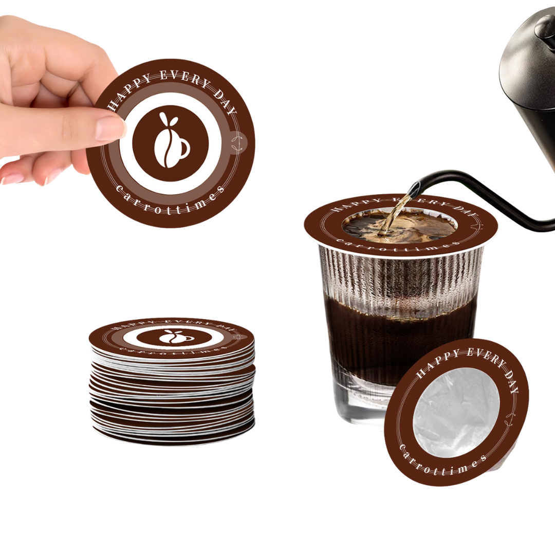 Eco-friendly Disposable Espresso Coffee Filters 20pcs (Brown)