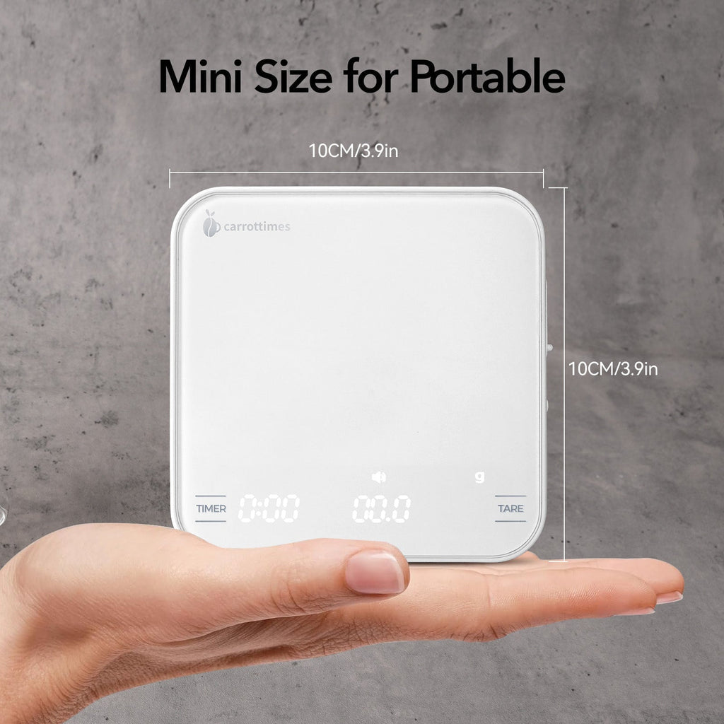 Electronic Coffee Scale + Espresso Measuring Cup Bundle