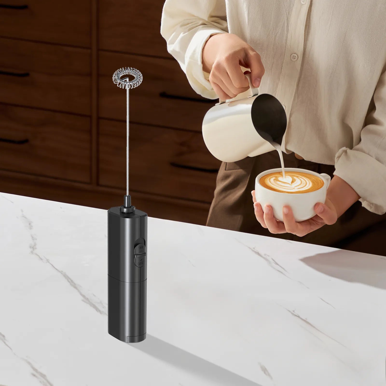 Yarramate Mini Battery Milk Frother