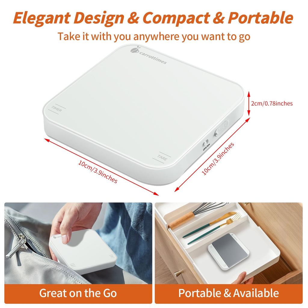 Electronic Coffee Scale + Espresso Measuring Cup Bundle