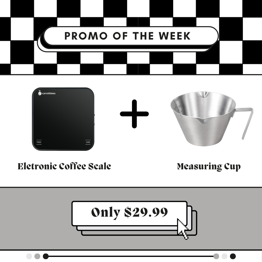 Electronic Coffee Scale + Espresso Measuring Cup Bundle