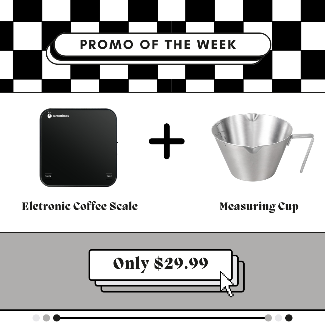 Electronic Coffee Scale + Espresso Measuring Cup Bundle