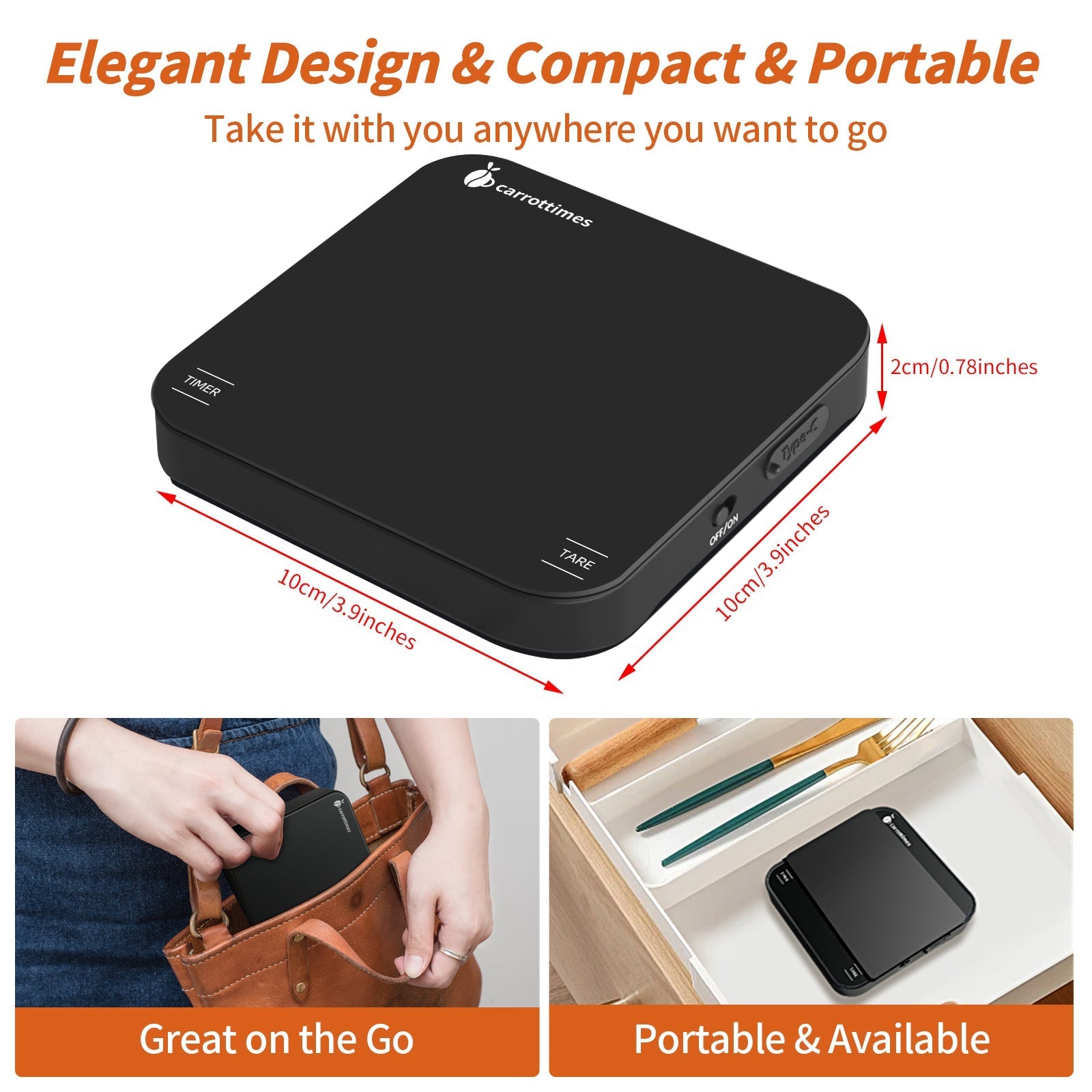 Electronic Espresso Coffee Scale with Timer (4 Modes)