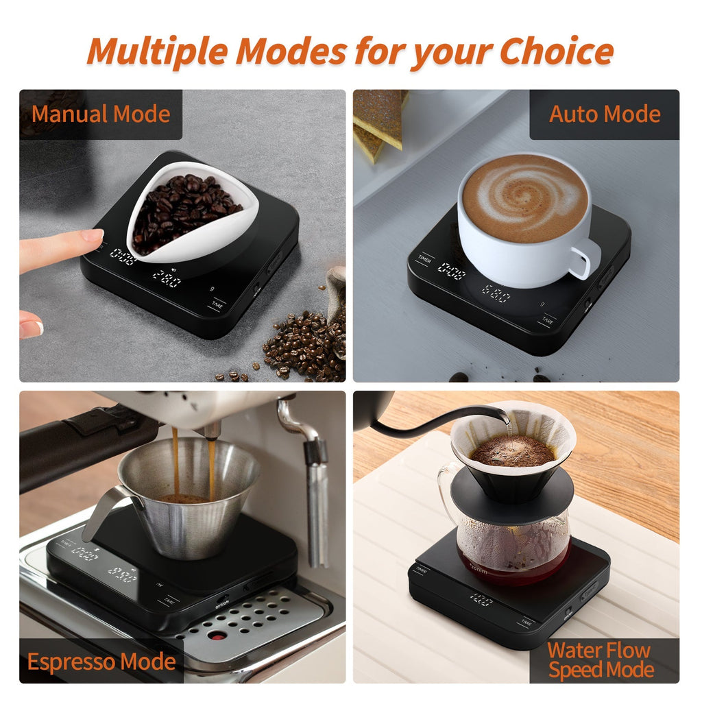 Electronic Espresso Coffee Scale with Timer (4 Modes)