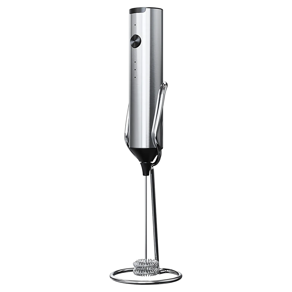 YARRAMATE 3 Speed Coffee Milk Frother Wand Handheld With Stand, Drink Mixer with 2 Whisks, Stainless Steel Coffee Beater for Lattes, Protein Shakes, Matcha, Egg