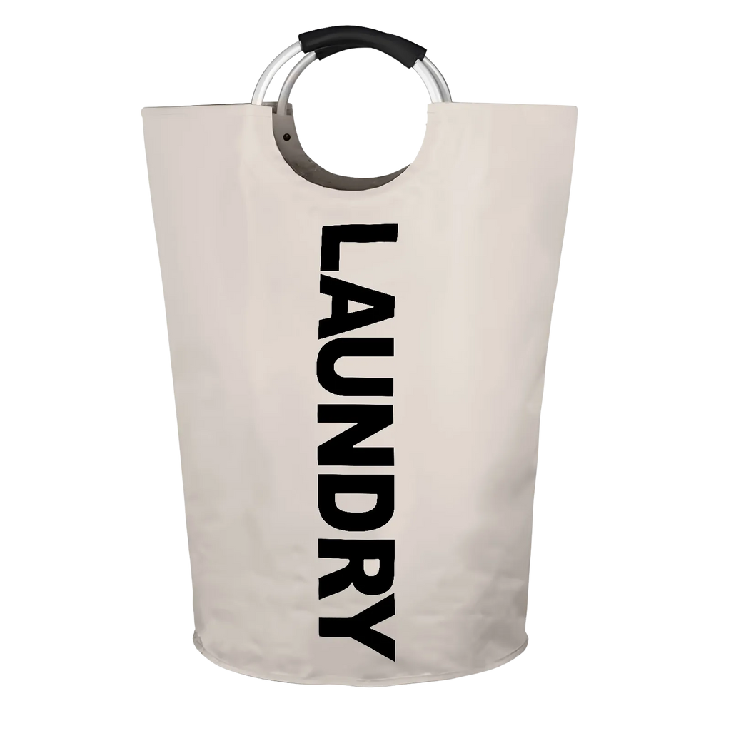 YARRAMATE Laundry Basket, 90L Collapsible Laundry Bag, Oxford Fabric Waterproof Laundry Hamper with Curved Handles for Bathroom, Bedroom & Laundry Room (Black)