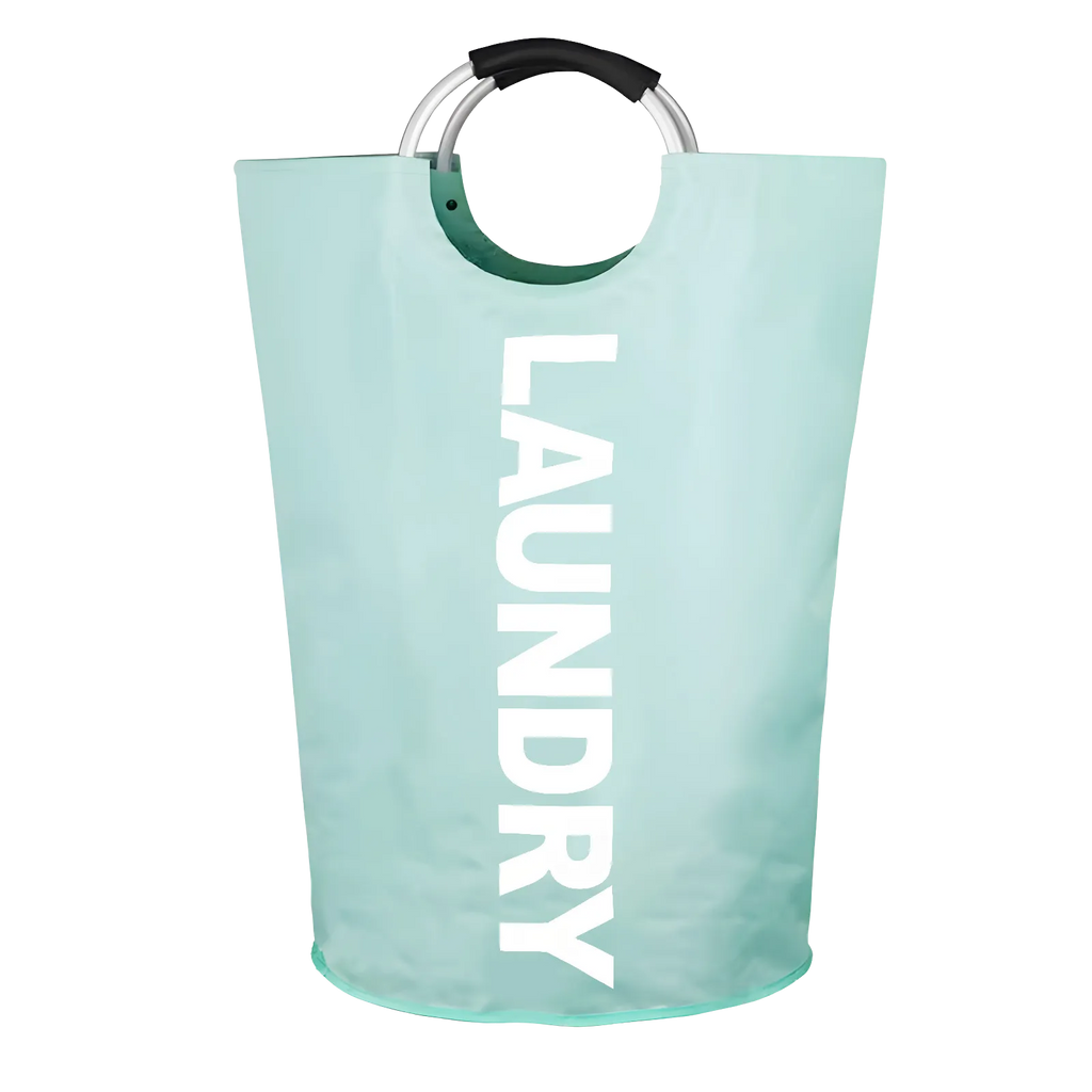 YARRAMATE Laundry Basket, 90L Collapsible Laundry Bag, Oxford Fabric Waterproof Laundry Hamper with Curved Handles for Bathroom, Bedroom & Laundry Room (Black)