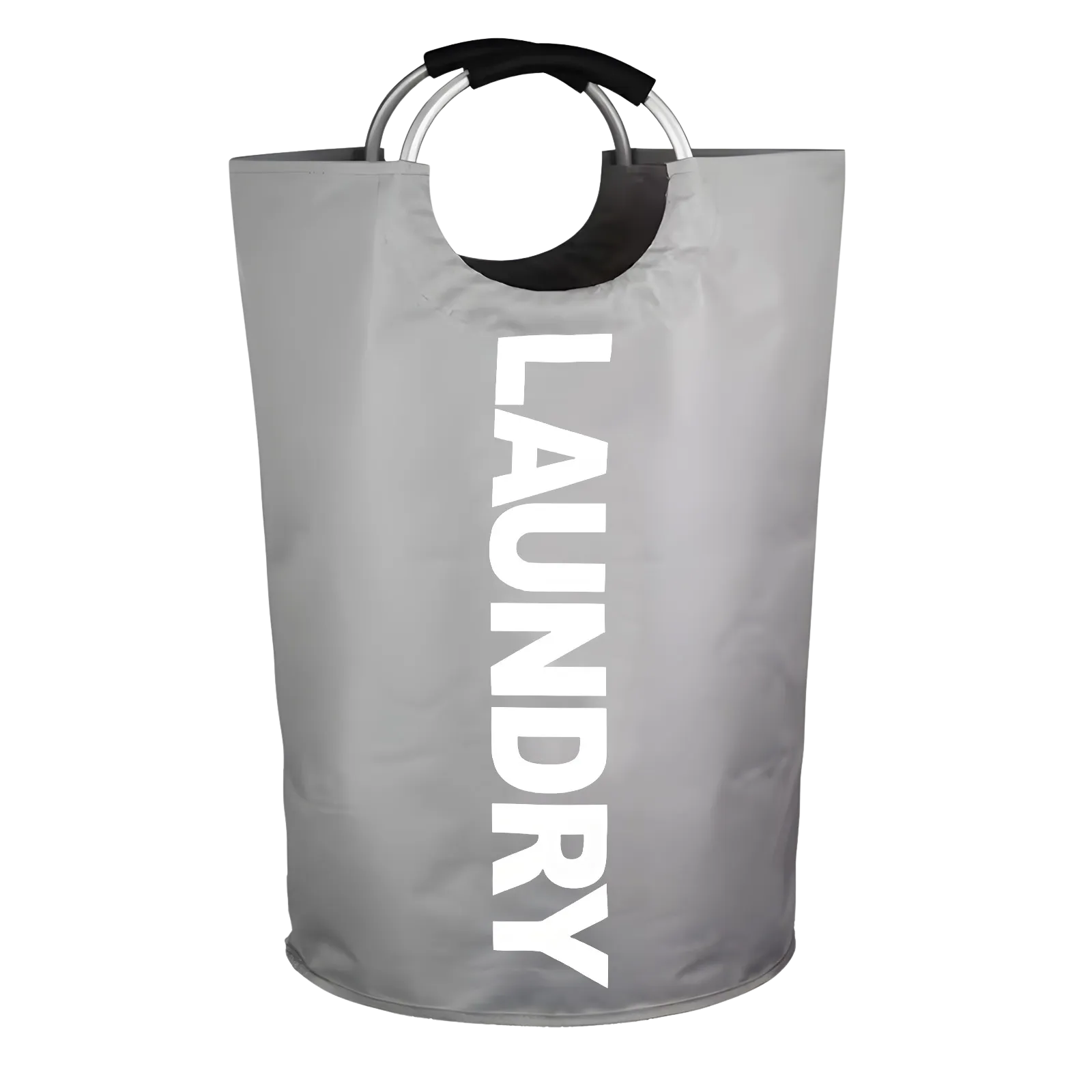 YARRAMATE Laundry Basket, 90L Collapsible Laundry Bag, Oxford Fabric Waterproof Laundry Hamper with Curved Handles for Bathroom, Bedroom & Laundry Room (Black)